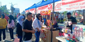 Wabup Sidoarjo﻿ Mimik﻿ Idayana Salut Koperasi Merah Putih Bantu Stan UMKM Jualan di kawasan CFD