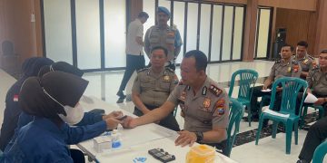 Polresta Sidoarjo Gelar Cek Kesehatan Gratis Anggota Sambut Hari Bhayangkara ke-80