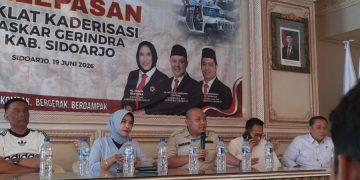 Ketua DPC Mimik Idayana Berangkatkan 100 Laskar Gerindra Sidoarjo Ikuti Diklat