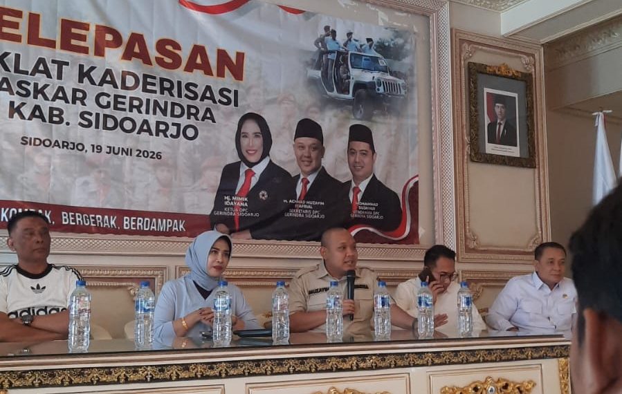 Ketua DPC Mimik Idayana Berangkatkan 100 Laskar Gerindra Sidoarjo Ikuti Diklat