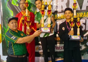 Ketua IPSI Sidoarjo Anang Siswandoko Tutup Porkab Pencak Silat 2026, Pagar Nusa Raih Juara Umum