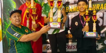 Ketua IPSI Sidoarjo Anang Siswandoko Tutup Porkab Pencak Silat 2026, Pagar Nusa Raih Juara Umum