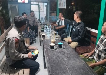 Kapolsek Jabon Sambang Satkamling, Ajak Warga Jaga Kamtibmas