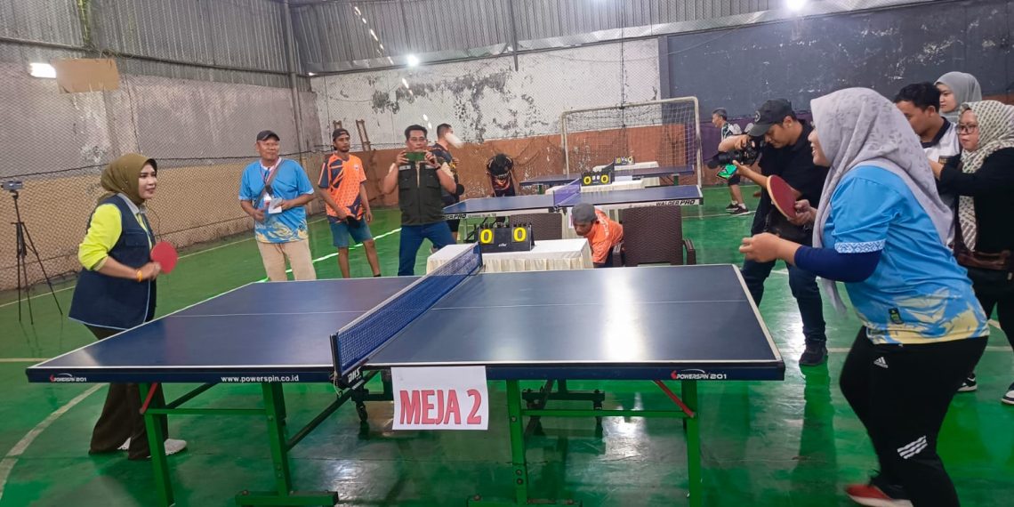 128 Atlet Senior Ikuti Turnamen Tenis Meja Wabup Hj Mimik Idayana Cup I 2026