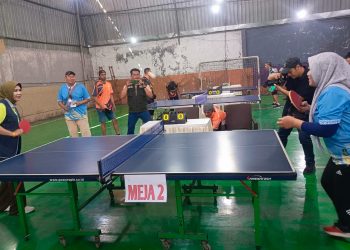 128 Atlet Senior Ikuti Turnamen Tenis Meja Wabup Hj Mimik Idayana Cup I 2026