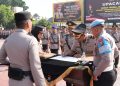 Kapolresta Sidoarjo Pimpin Upacara Sertijab Pejabat Utama, Kapolsek Jajaran dan Kenaikan Pangkat Anggota