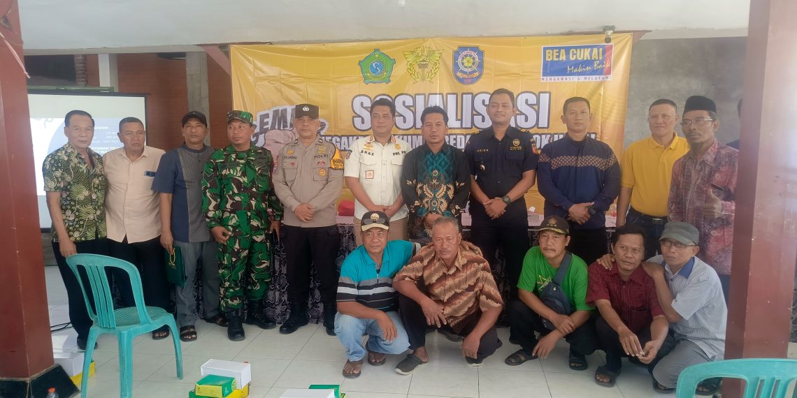Satpol PP Sidoarjo Sosialisasi Penegakan Hukum Peredaran “Gempur” Rokok Ilegal