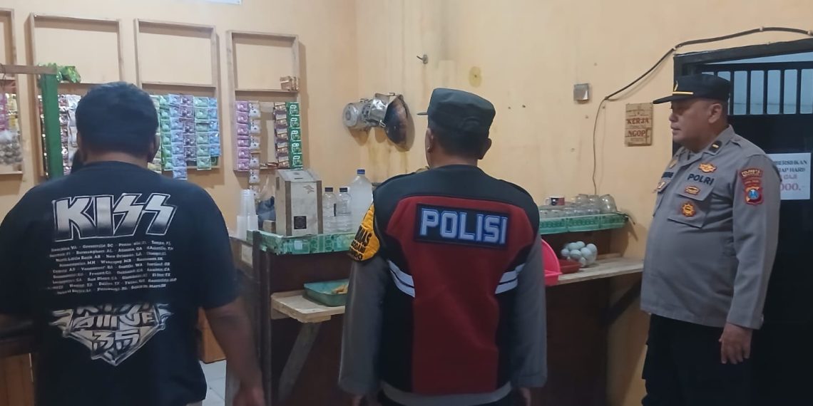 Polsek Balongbendo Tindaklanjuti Dugaan Penjualan Miras, Hasil Pengecekan Nihil