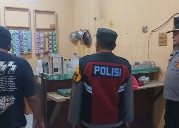 Polsek Balongbendo Tindaklanjuti Dugaan Penjualan Miras, Hasil Pengecekan Nihil