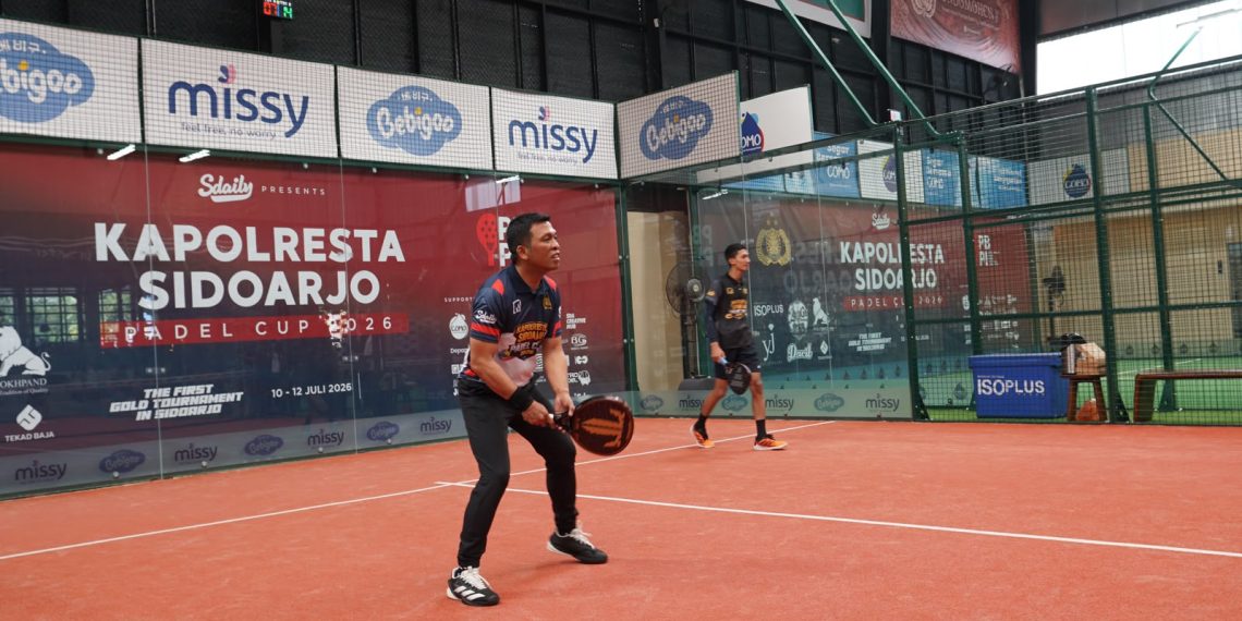 Polresta Sidoarjo Gelar Turnamen Padel, Meriahkan Hari Bhayangkara Ke-80