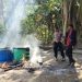 Gerak Cepat Tindak Laporan Warga, Polsek Tulangan Musnahkan Arena Sabung Ayam