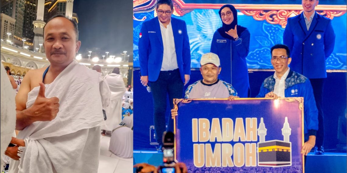 Pemenang Umroh, Priyo Sambodo Doakan di Ka’bah Agar PAN Tambah Maju