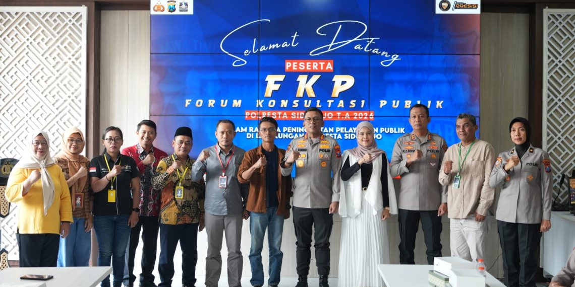 Polresta Sidoarjo Gelar Forum Konsultasi Publik untuk Optimalisasi Pelayanan