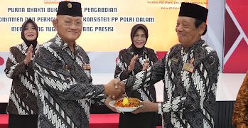 Komitmen Pengabdian dalam HUT PP Polri Ke-27 di Polresta Sidoarjo