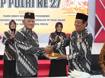 Komitmen Pengabdian dalam HUT PP Polri Ke-27 di Polresta Sidoarjo