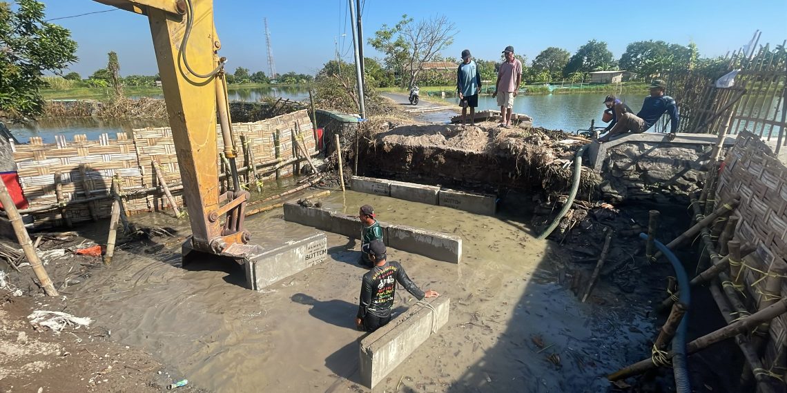 Gercep Wabup Sidoarjo Mimik Idayana Patut Diacungi Jempol Bangun Jembatan Penghubung Keinginan Warga Kedungbanteng