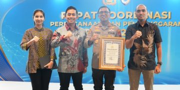 Polresta Sidoarjo Raih Penghargaan Bidang Reformasi Birokrasi Polri