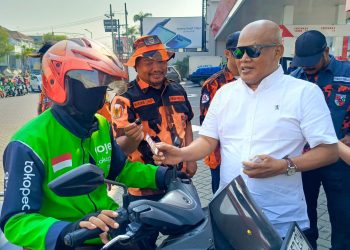 Ringankan Beban Masyarakat, MPC Pemuda Pancasila Sidoarjo Gelar Jumat Berkah Bagi BBM Pertamax Gratis