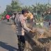 Bhabinkamtibmas Polsek Jabon Kerja Bakti Bersama Warga