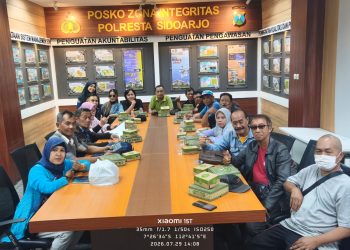 Humas Polresta Sidoarjo Perkuat Sinergitas Bersama Media Online Piramida