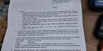 Penyidik Polresta Sidoarjo Periksa Tokoh Warga Mutiara Regency Cari Provokator Pembangun Tembok Dibongkar