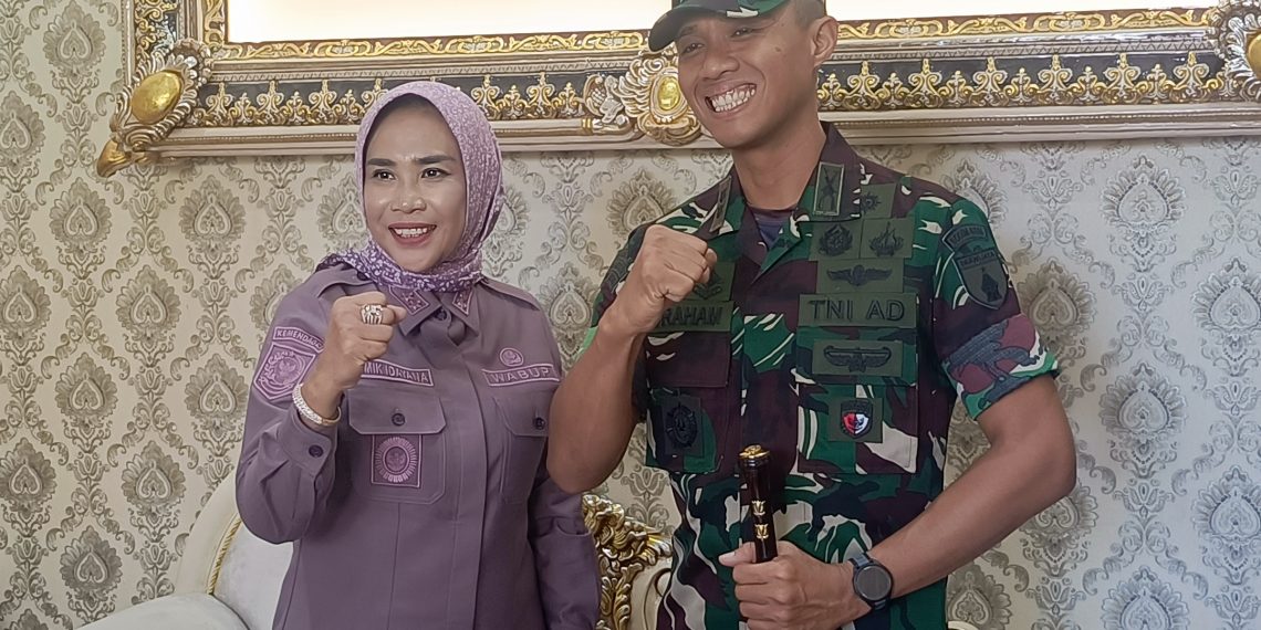 Wabup Mimik dan Dandim 0816 Letkol Inf Abraham Prihadi Siap Majukan Sidoarjo Dukung Program Presiden Prabowo Subianto