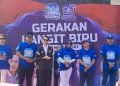 Wabup﻿﻿ Mimik Idayana ﻿Meriahkan Pesta HUT Partai Demokrat Sidoarjo ke-25