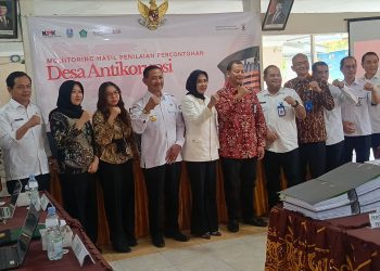 Monitoring bersama KPK, Wabup Mimik﻿ Idayana﻿﻿ Minta Semua Desa Contoh Desa Kwangsan Antikorupsi