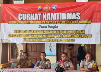 Curhat Kamtibmas di Desa Jambangan, Polresta Sidoarjo Ajak Warga Peduli Keamanan Lingkungan