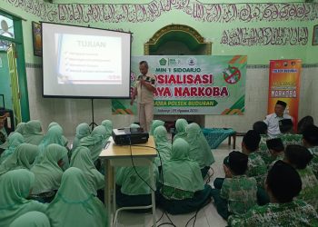 Polsek Buduran Edukasi Bahaya Narkoba Sejak Dini