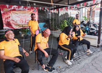Semarak HUT Kemerdekaan RI ke-81, Polsek Buduran Gelar Lomba Tradisional Pererat Soliditas Personel