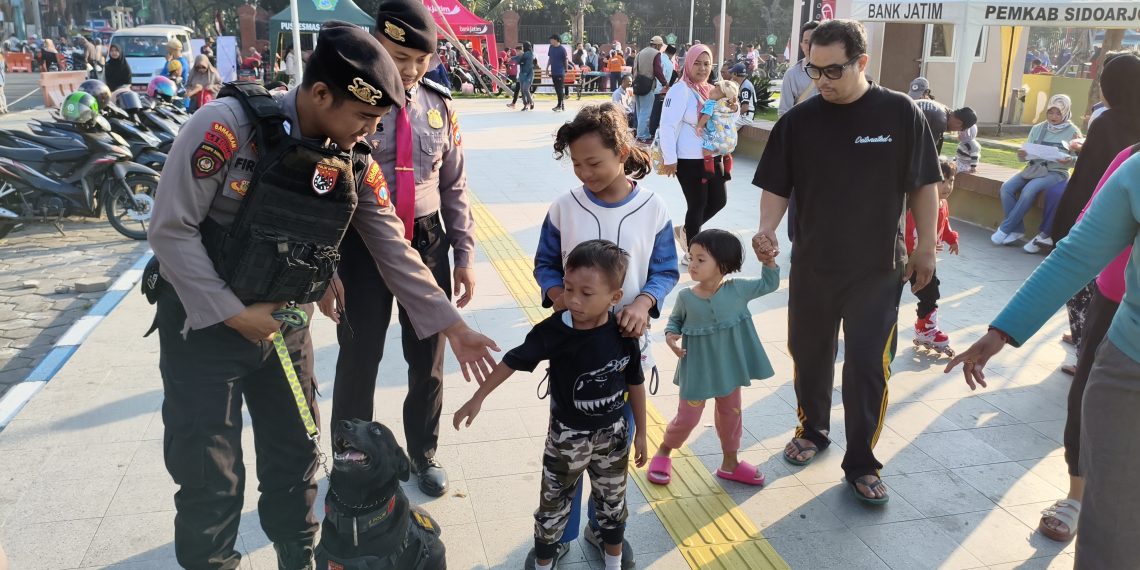 Polisi Berikan Rasa Aman dan Nyaman Aktivitas Warga di Akhir Pekan