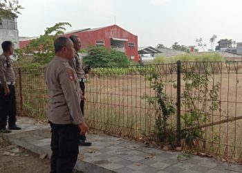 Cegah Karhutla, Polsek Buduran Pantau Lahan Kosong dan Imbau Warga Waspada