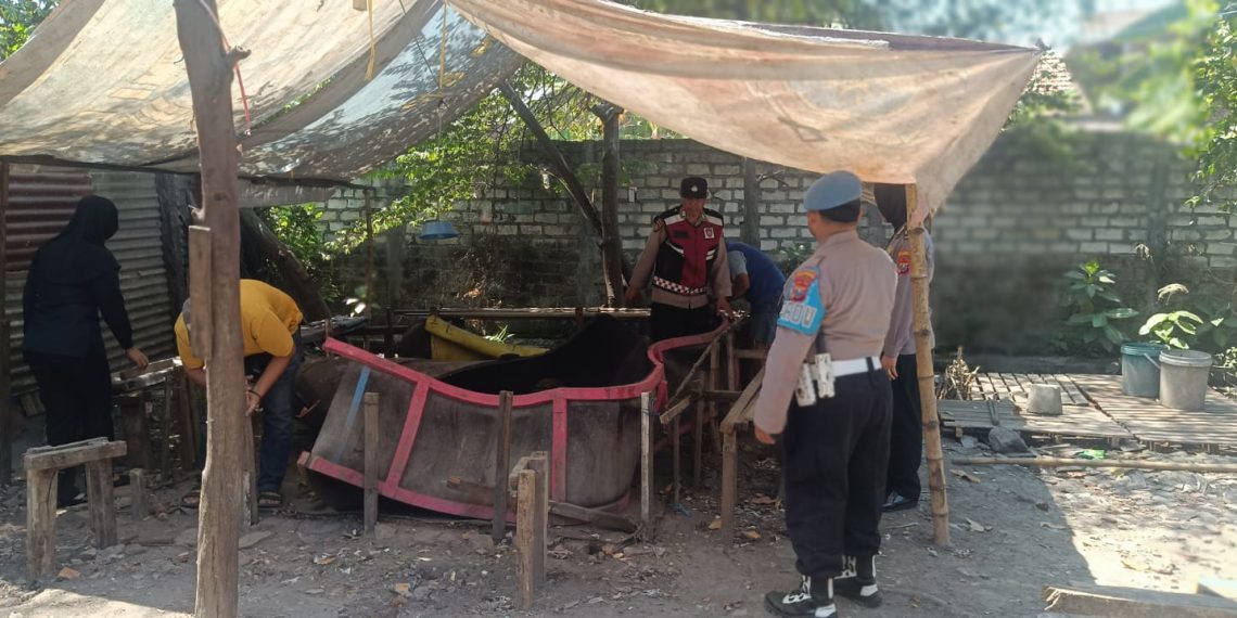 Polsek Krian Bongkar Arena Sabung Ayam di Ponokawan
