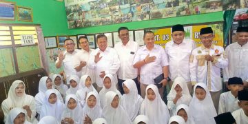 Peduli HUT RI ke-81, DPC Partai Gerindra Sidoarjo Baksos Yayasan Yatim Piatu dan Anak-anak