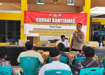 Curhat Kamtibmas di Desa Sruni, Polresta Sidoarjo Ajak Warga Cegah Bullying dan Radikalisme