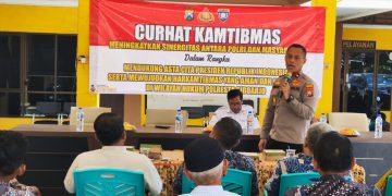 Curhat Kamtibmas di Desa Sruni, Polresta Sidoarjo Ajak Warga Cegah Bullying dan Radikalisme