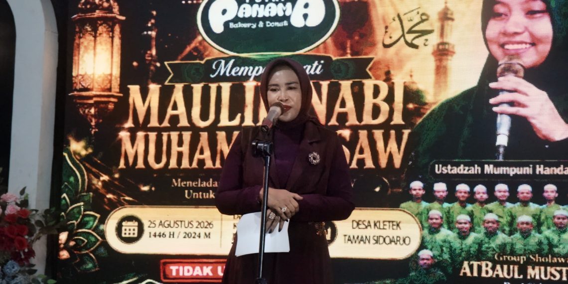 Wabup Hj Mimik Idayana Hadiri Pengajian Akbar dan Doa Bersama Maulid Nabi Muhammad di Kletek