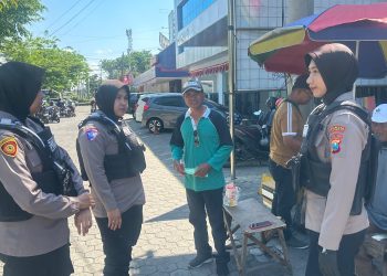 Patroli Polwan Jenggala Presisi Polresta Sidoarjo Sasar Sejumlah Titik, Pastikan Situasi Wilayah Kondusif