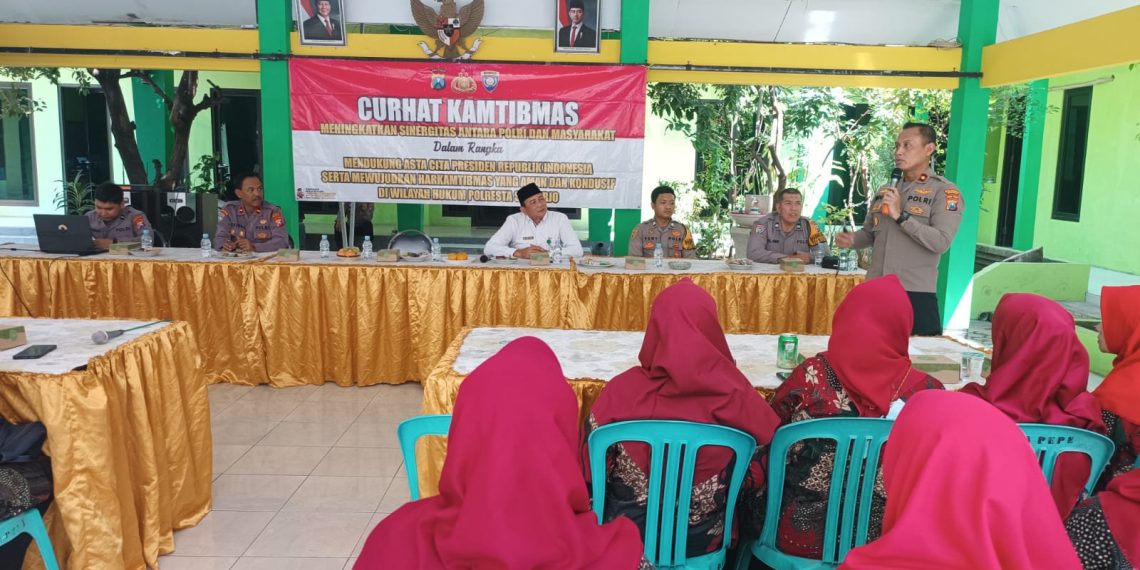 Curhat Kamtibmas di Desa Pepe Sedati, Polresta Sidoarjo Serap Aspirasi Warga Wujudkan Situasi Kondusif
