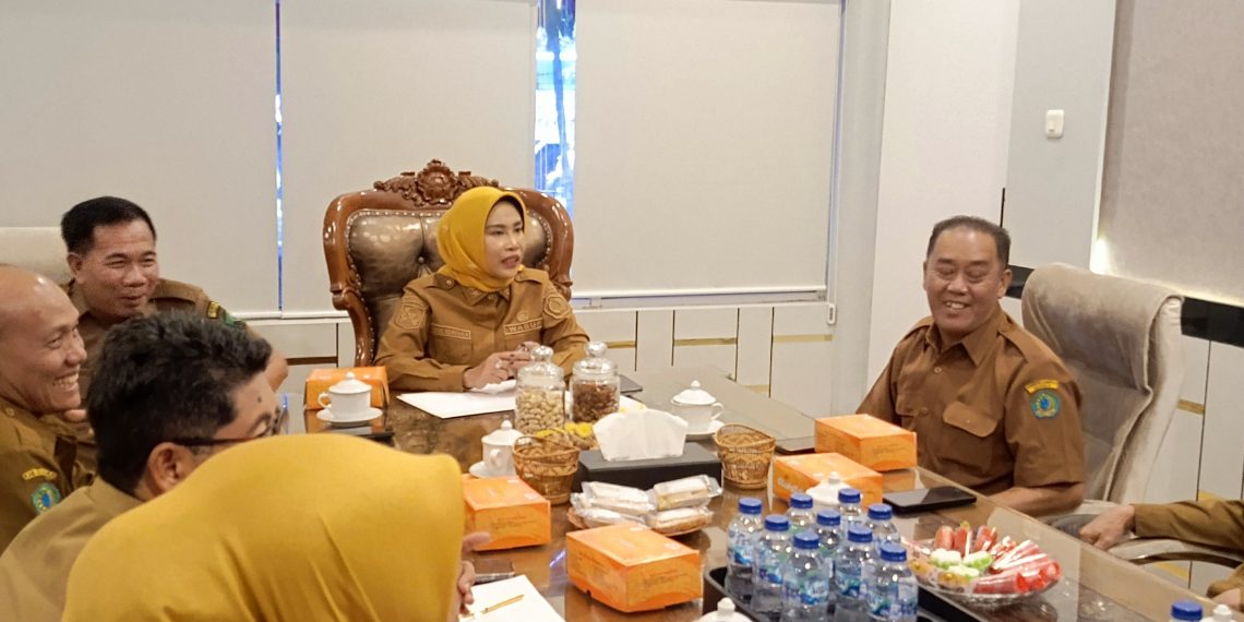 Atasi Tumpukan Sampah Sungai Ketawang, Wabup Mimik Minta Desa Terdampak Pasang Jaring Sungai