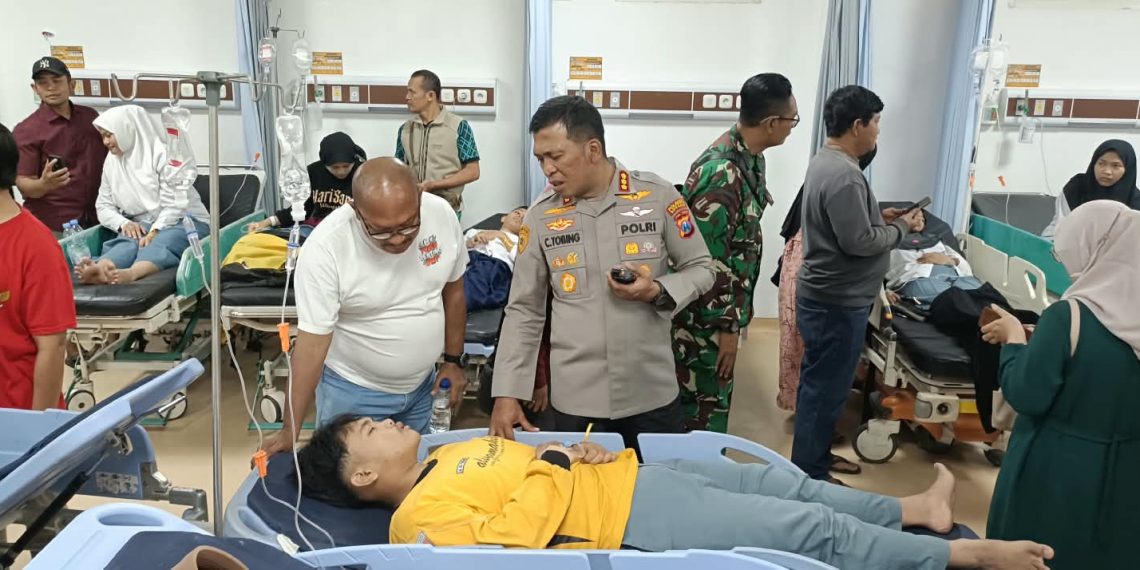 Kapolresta Sidoarjo Turun Langsung Cek Kondisi Santri Ponpes Manbaul Hikam