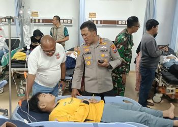 Kapolresta Sidoarjo Turun Langsung Cek Kondisi Santri Ponpes Manbaul Hikam