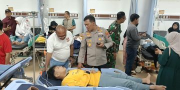 Kapolresta Sidoarjo Turun Langsung Cek Kondisi Santri Ponpes Manbaul Hikam