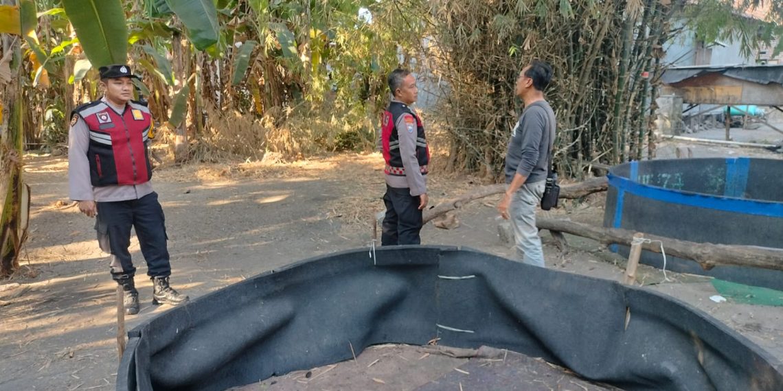 Tindak Lanjuti Dumas, Polsek Porong Datangi Lokasi Dugaan Adu Ayam di Pamotan