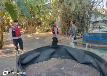 Tindak Lanjuti Dumas, Polsek Porong Datangi Lokasi Dugaan Adu Ayam di Pamotan