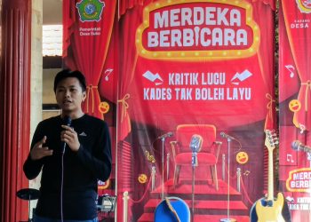 Launching Merdeka Kritik, Kades Suko Triyan Anti Layu