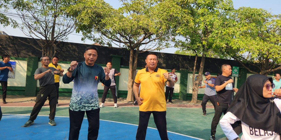 Jaga Soliditas Forkopimka Gedangan Gelar Olahraga Bersama