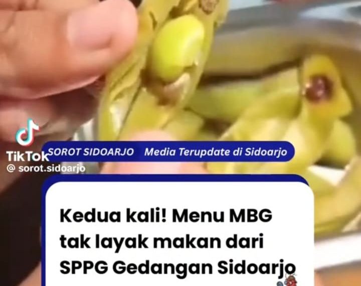 Viral Bahan Baku Jeruk dan Edamame di Salah Satu SPPG Gedangan Dipersoalkan Penerima Manfaat