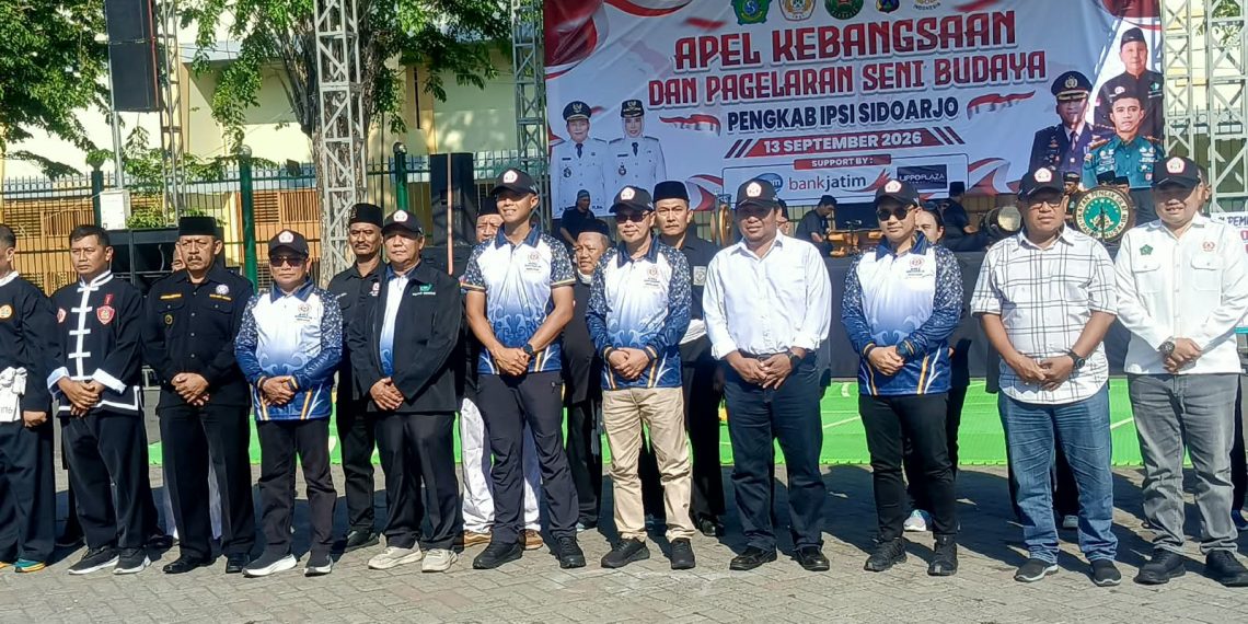 Ikrar Kedamaian dan Kondusifitas, 30 Perguruan Silat IPSI Sidoarjo Gelar Apel Kebangsaan